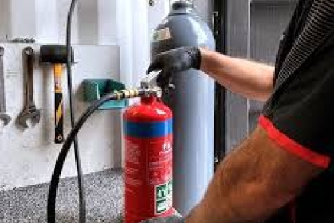 Nạp sạc bình chữa cháy giá rẻ quận 12