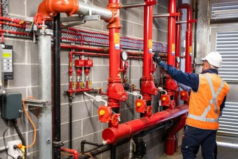 Sửa chữa hệ thống đường ống PCCC tại Tân Phú