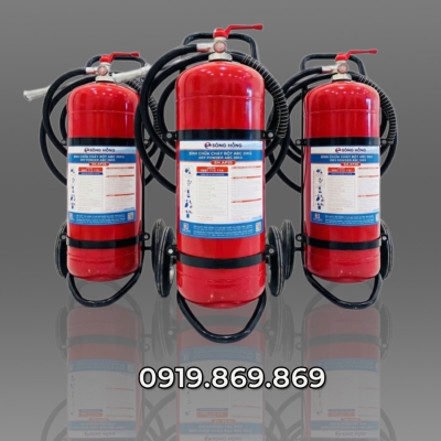Bình chữa cháy bột ABC 35kg kiểm định Sông Hồng